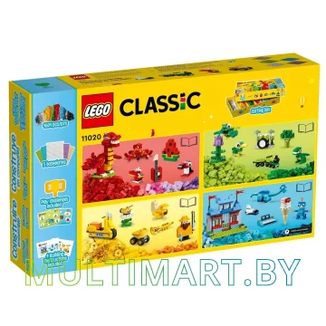 Набор деталей LEGO Classic 11020 Строим вместе картинка 2
